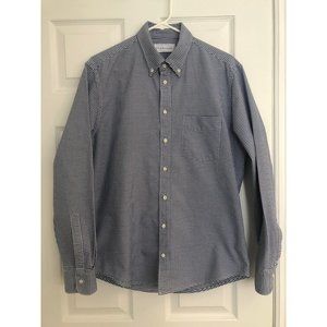 Everlane Blue Check Dress Shirt